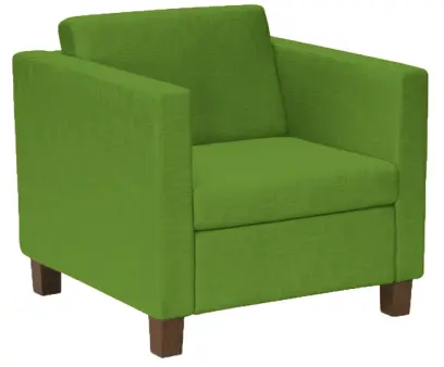 BOGA - 1 sedací souprava, látka BONDAI BN13 (7048) - látka trávově zelená